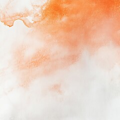 Fototapeta premium Orange Watercolor Wash Background