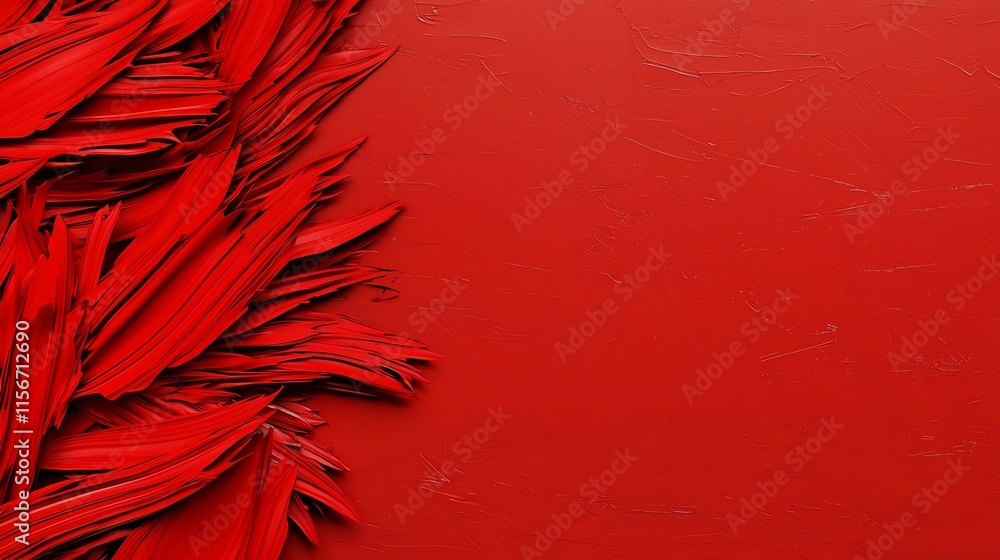 Poster sleek and modern 3d of an abstract chinese inspired ribbon design with a minimalist clean backdrop a