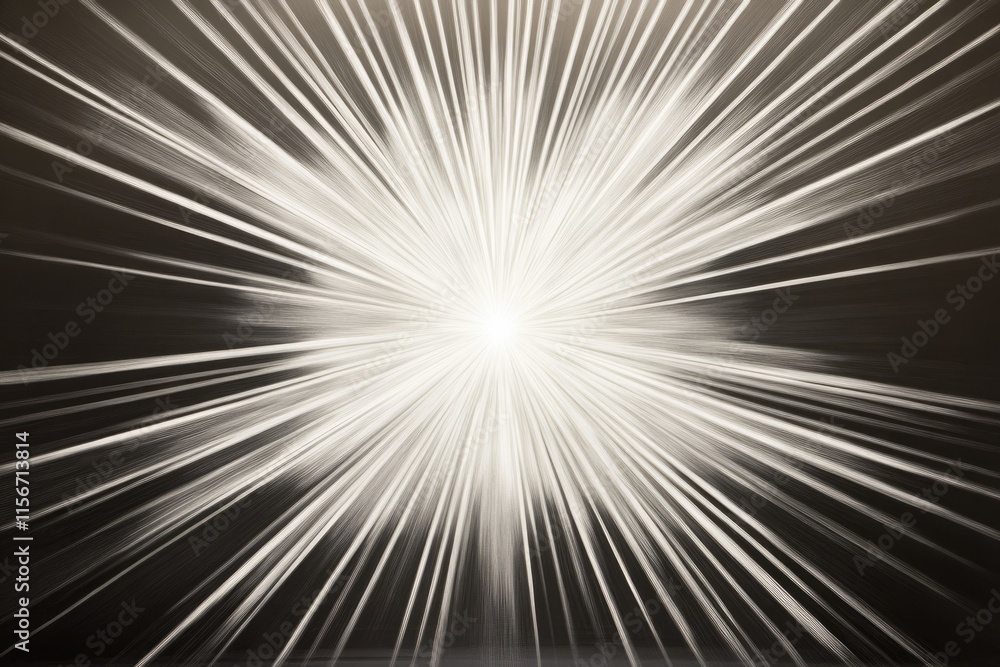 Aufkleber abstract burst of light radiating from a central point, creating a dynamic and energetic visual effe
