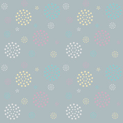 Neon Pastel Polka Dot Seamless Patterns