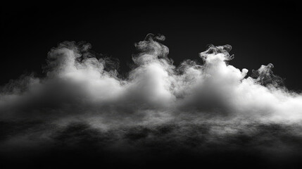  Black Mystery: Black Background with Smoke or Fog for Intriguing and Eerie Atmospheres