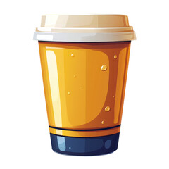 Disposable Coffee Cup Hot Drink Take Away Cafe Beverage
