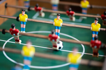 soccer table wooden board wooden player games for fun