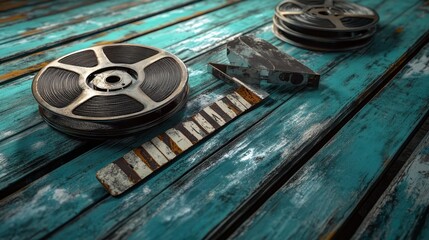 The Vintage Film Reel Setup