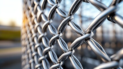 Sustainable Innovations in Oil Refining and Extraction captured in macro photography, focusing on the intricate mesh of a filtration system, reflecting the idea of clean and efficient processes..