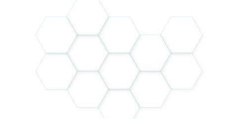 Abstract white background. Luxury white pattern with hexagons. abstract 3d hexagonal background. modern background with hexagons. Geometric mesh cell texture. modern futuristic wallpaper. 