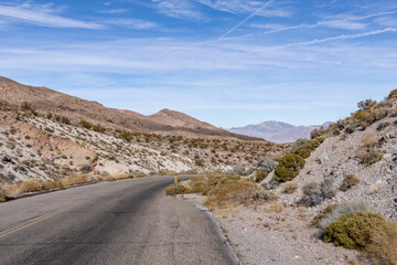 Older Volcanics, Rhyolite and rhyodacite volcanic rocks ( TV ); Greenwater Volcanics; Dante’s View
Road,  Death Valley National Park, California. Mojave Desert / Basin and Range Province.	
