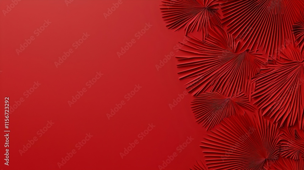 Aufkleber elegantly arranged chinese new year symbols including lanterns firecrackers and hieroglyphs on a gra