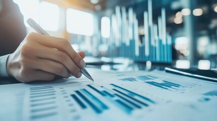 The Business Analysis with Charts.