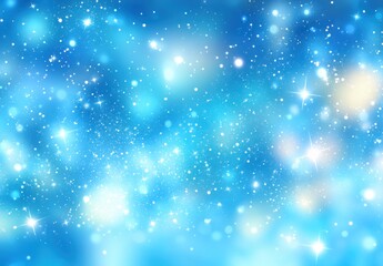 Fototapeta premium Abstract Sparkling Background with Soft Blue Hues and Bright Glimmers Creating a Dreamy Atmosphere Ideal for Various Creative Projects