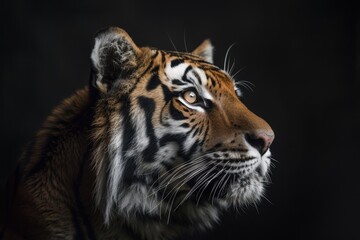 Fototapeta premium Close-up Portrait of a Tiger's Face