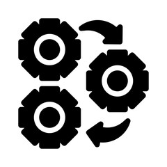 Automation glyph icon