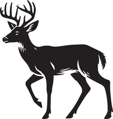 Silhouette of a deer