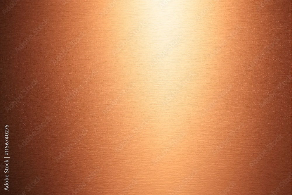 Poster shiny copper-colored metallic surface with a fine texture, illuminated by a soft gradient light. war