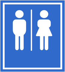 wc men and women toilet icon