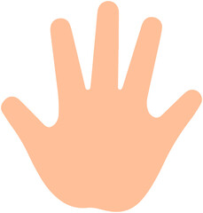 Hand Flat Icon
