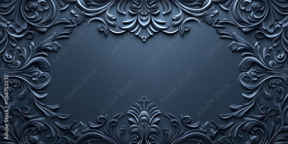 Poster elegant ornamental background with intricate design and blank space for text suitable for invitation
