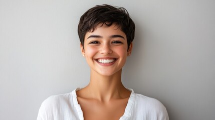 The Smiling Young Woman