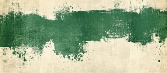 Grunge Style Green and White Banner Design with Text Space for Branding or Advertising Purposes