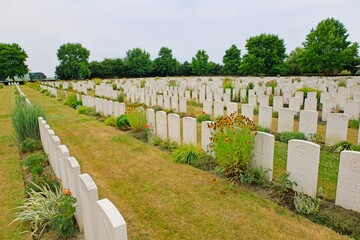 World war I cemetary in Ieper