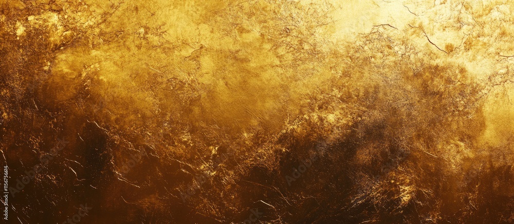 Poster gold textured background with spray effects and room for custom text overlay