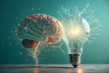 Brainlight Creative Concept Cognitive Energy Visualization