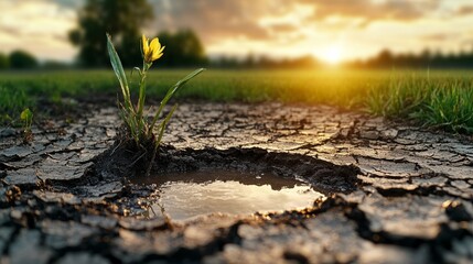 Small Plant Resilient in Water