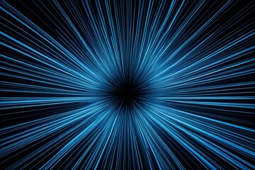 Fototapeta premium a close up of a blue light burst with a black background