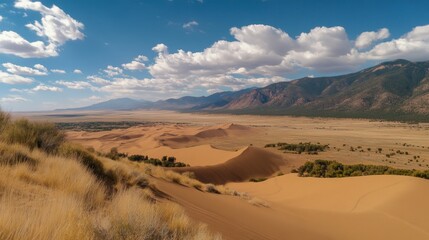 Fototapeta premium Awe-Inspiring Sand Dunes Landscape