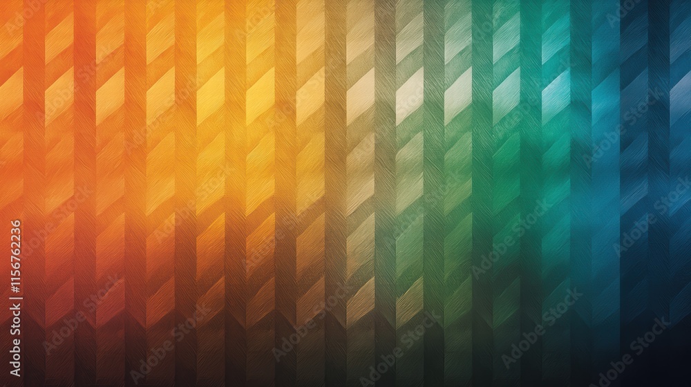 Aufkleber elegant abstract wallpaper with hexagonal patterns in vibrant color gradients