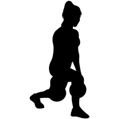 Gym Girl Vector Design