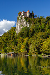 A view of Bled Castle.
