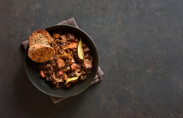 Traditional polish Bigos