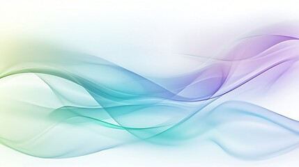Fototapeta premium abstract background with colorful smooth lines and white background