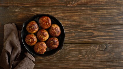 Minced pork and beef cutlets