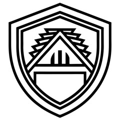 Hedge Fund Line Art Vector Design