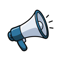 Megaphone vector icon illustration