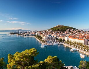 Fototapeta premium Old town of Split in Dalmatia, Croatia.