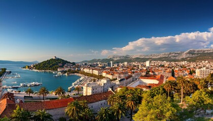 Obraz premium Old town of Split in Dalmatia, Croatia.
