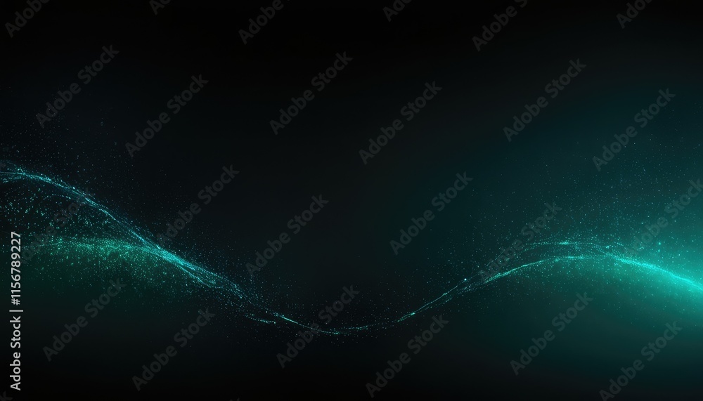 Poster abstract particle dots background 8