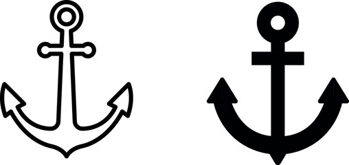 "Minimalist Anchor Icon Vector Design" © MAHMUDA 