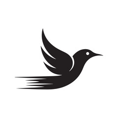 Obraz premium Bird logo icon vector illustration