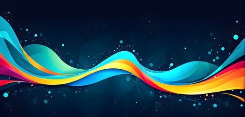 Abstract colorful vector background, color wave design for brochure, website, flyer