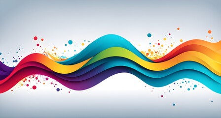 Abstract colorful vector background, color wave design for brochure, website, flyer