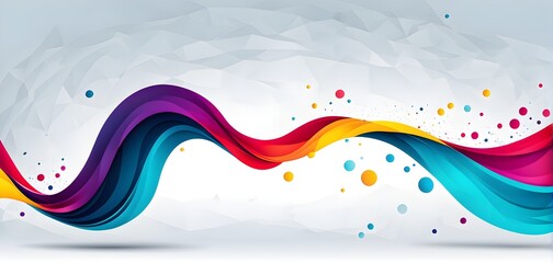 Abstract colorful vector background, color wave design for brochure, website, flyer