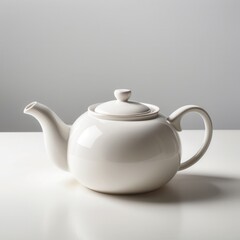 Elegant Ceramic Teapot with Lid