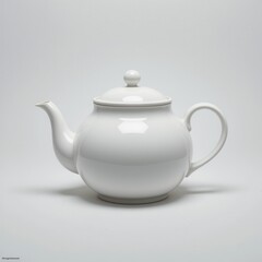 Elegant Ceramic Teapot with Lid
