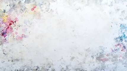 Subtly Spattered Paint Mockup: Close-Up Photo of a Textured Canvas. AI Generated