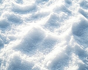 Obraz premium Soft Texture of Snow Cover Highlighting Natural Beauty and Serenity in a Winter Wonderland, Ideal for Seasonal Themes and Holiday Imagery