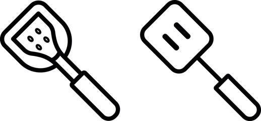 "Minimalist Spatula Icon Vector Design"